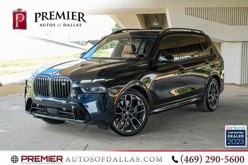 Carbon Black Metallic 2024 BMW X7 M60i