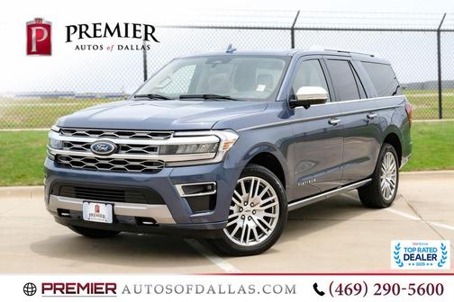 Infinite Blue Metallic Tinted Clearcoat 2023 Ford Expedition Max Platinum