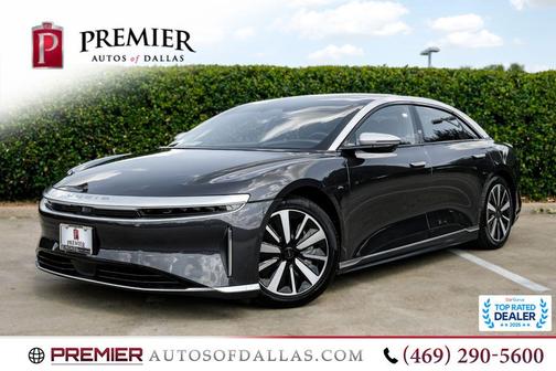 Black 2022 Lucid Air Grand Touring