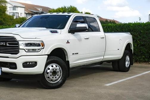Pearl White 2022 RAM 3500 Laramie