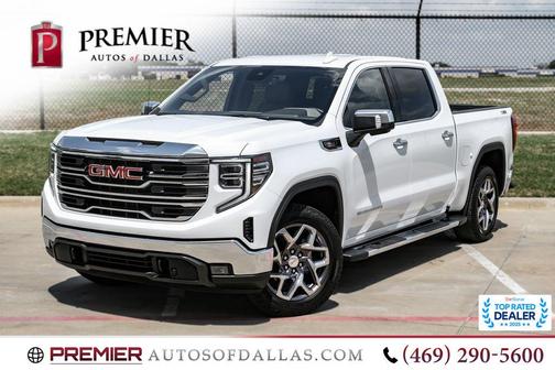 Summit White 2025 GMC Sierra 1500 SLT