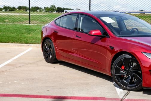Red 2024 Tesla Model 3 Performance