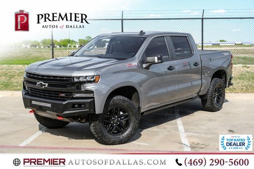 Satin Steel Metallic 2021 Chevrolet Silverado 1500 LT Trail Boss