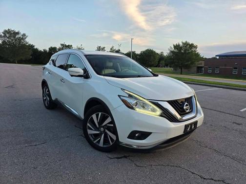 Pearl White 2015 Nissan Murano Platinum