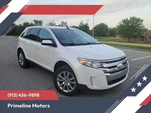 White Platinum Tri-Coat Metallic 2013 Ford Edge Limited