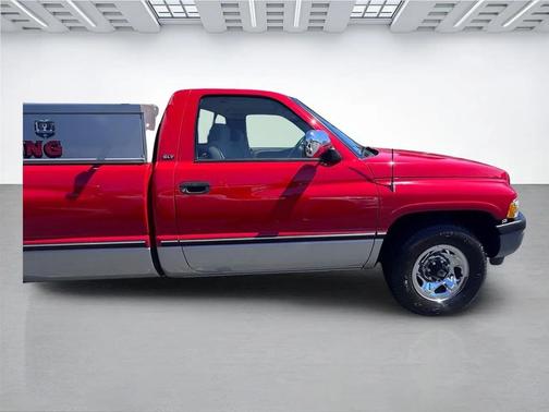 Red 1995 Dodge Ram 2500 LT