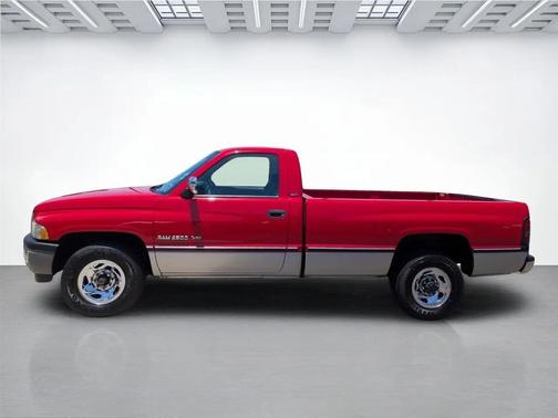 Red 1995 Dodge Ram 2500 LT