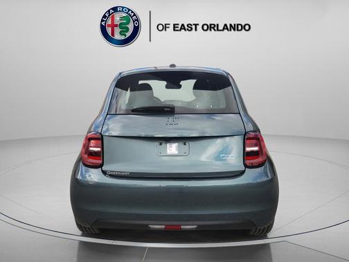 Green Metallic 2025 FIAT 500e Giorgio Armani FWD