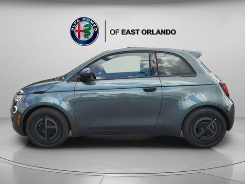 Green Metallic 2025 FIAT 500e Giorgio Armani FWD