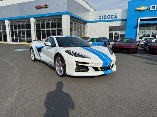 Arctic White 2024 Chevrolet Corvette E-Ray RWD Coupe 3LZ