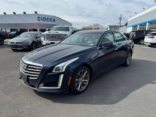 Dark Adriatic Blue Metallic 2018 Cadillac CTS 2.0L Turbo Luxury