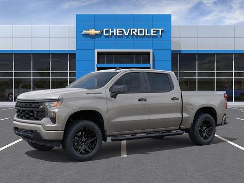 Summit White 2026 Chevrolet Silverado 1500 Custom