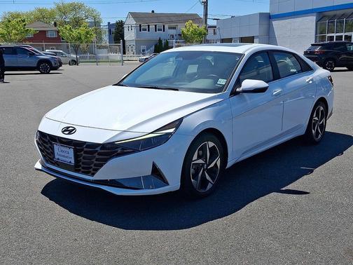 Ceramic White 2023 Hyundai ELANTRA HEV Limited