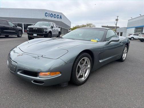 Medium Spiral Gray Metallic 2003 Chevrolet Corvette Base