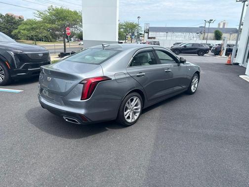 Satin Steel Metallic 2021 Cadillac CT4 Luxury