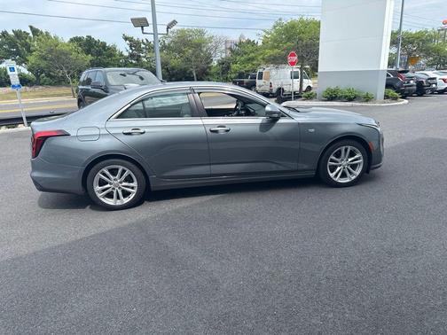 Satin Steel Metallic 2021 Cadillac CT4 Luxury