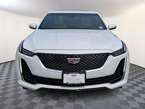 Summit White 2023 Cadillac CT5 Luxury