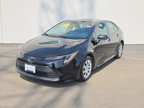 Midnight Black Metallic 2024 Toyota Corolla LE