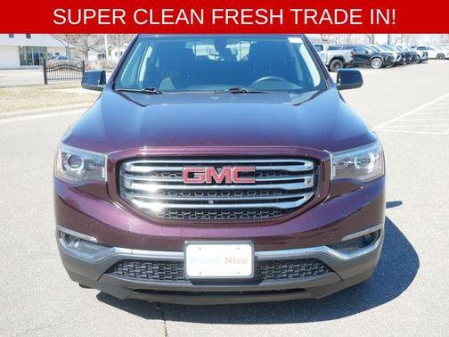 Black Cherry Metallic 2017 GMC Acadia SLE-2