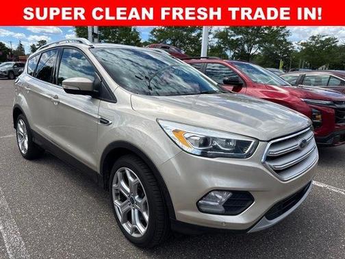 White Gold Metallic 2018 Ford Escape Titanium