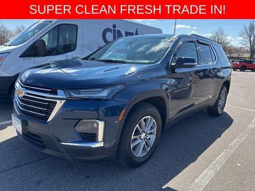 Northsky Blue Metallic 2023 Chevrolet Traverse LT Cloth