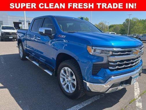Glacier Blue Metallic 2022 Chevrolet Silverado 1500 LTZ