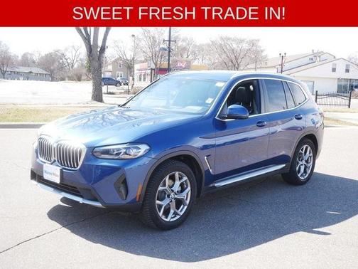 Phytonic Blue Metallic 2022 BMW X3 xDrive30i