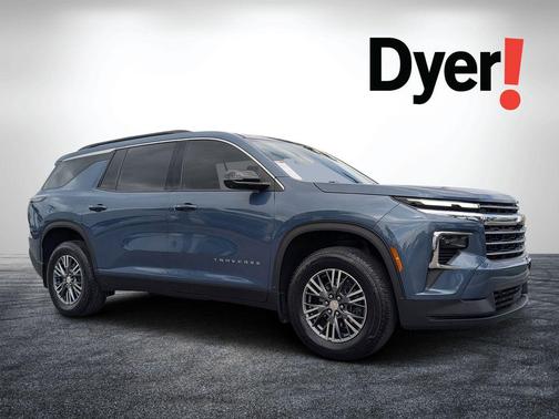 Lakeshore Blue Metallic 2024 Chevrolet Traverse LT