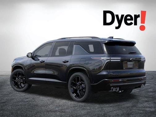 Black Metallic 2026 Chevrolet Traverse RS