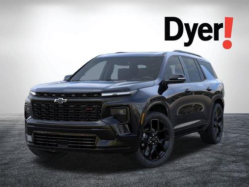 Black Metallic 2026 Chevrolet Traverse RS