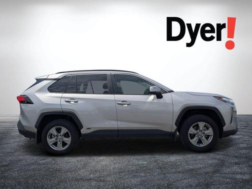 Silver Sky Metallic 2024 Toyota RAV4 Hybrid XLE