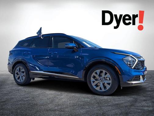 Sapphire Blue 2024 Kia Sportage SX