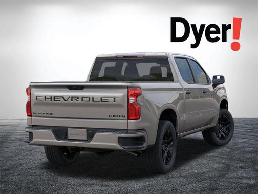 Summit White 2026 Chevrolet Silverado 1500 Custom