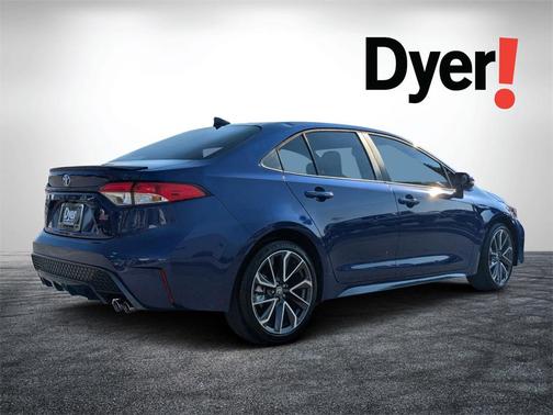 Blue Crush Metallic w/Black Sand Pearl Roof 2021 Toyota Corolla SE