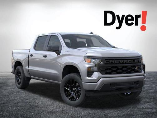 Sterling Gray Metallic 2026 Chevrolet Silverado 1500 Custom