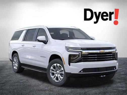 Summit White 2026 Chevrolet Suburban LT