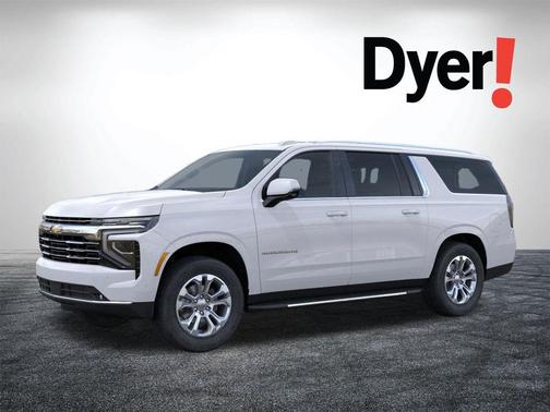 Summit White 2026 Chevrolet Suburban LT