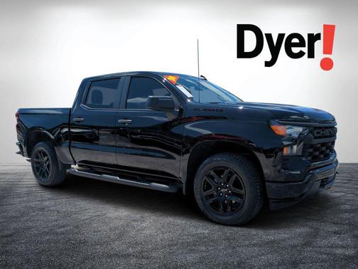 Black 2024 Chevrolet Silverado 1500 Custom