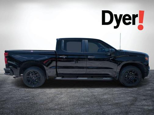 Black 2024 Chevrolet Silverado 1500 Custom