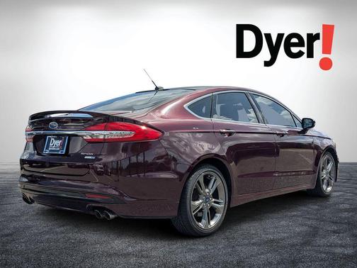 Burgundy Velvet Metallic Tinted Clearcoat 2017 Ford Fusion Sport