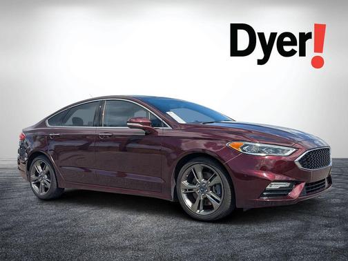 Burgundy Velvet Metallic Tinted Clearcoat 2017 Ford Fusion Sport