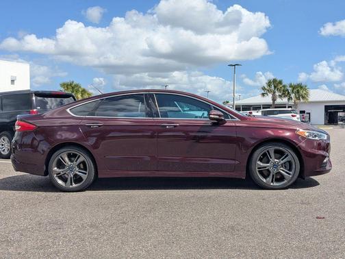 Burgundy Velvet Metallic Tinted Clearcoat 2017 Ford Fusion Sport