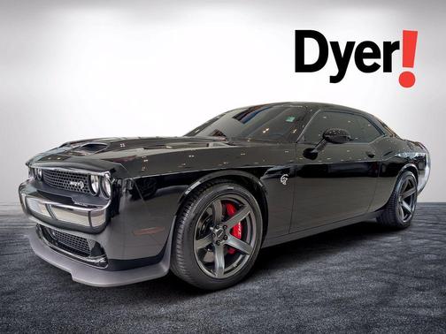 Pitch Black Clearcoat 2022 Dodge Challenger SRT Hellcat