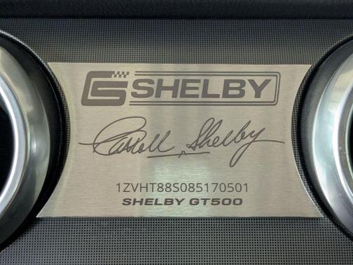 Ebony Clearcoat 2008 Ford Shelby GT500 Base