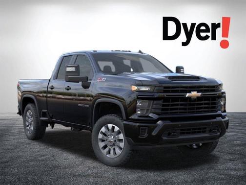 Black 2026 Chevrolet Silverado 2500 Custom