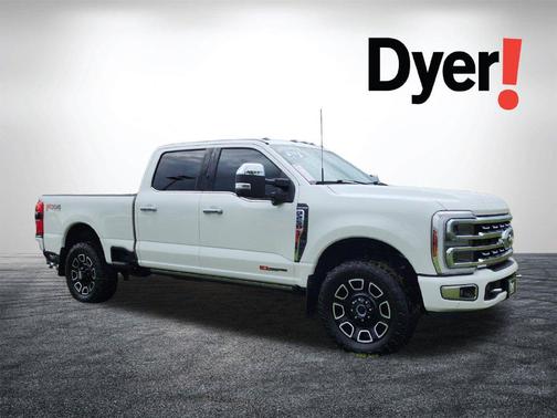 Star White Metallic Tri-Coat 2024 Ford F-250 Platinum