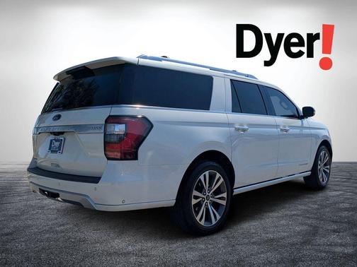 Star White Metallic Tri-Coat 2020 Ford Expedition Max Platinum