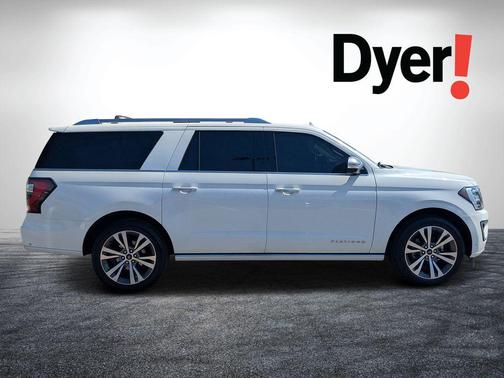 Star White Metallic Tri-Coat 2020 Ford Expedition Max Platinum