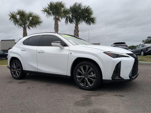 Ultra White w/Obsidian Roof 2024 Lexus UX 250h F Sport