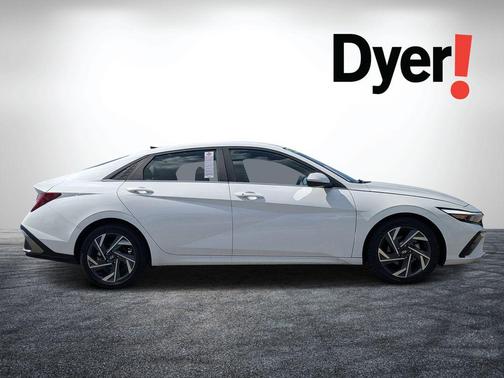 Serenity White 2025 Hyundai ELANTRA SEL